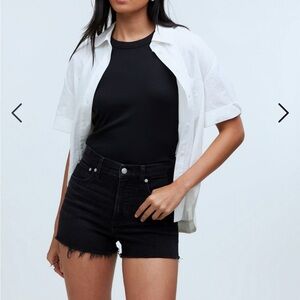 Madewell Perfect Vintage Jean Short Black